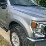 F350 fender dent after