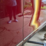small suv dent before fl