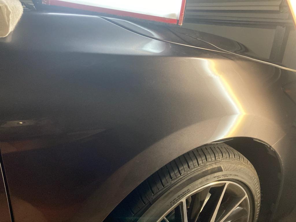 toyota front fender big dent repaired 2022 FL