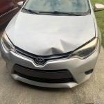 toyota dent repair before - Keeping Your Car Dent Free This Winter, maintain your car appearance