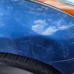 2021 Infinity dent before