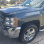 chevy silverado truck dent removal before Dent Repair
